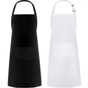 Custom Logo Chef <b>Kitchen</b> Work Bib <b>Apron</b> Polyester Waterproof Sleeveless Pockets Washable Reusable for Household Food Sublimation - Product Image 4