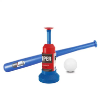 Machine de lancer de balles de sport pour T-ball, lancer de balles de tennis en plastique, lanceur d'exercices, jeu de plein air pour enfants, jouet de baseball, ensemble de base