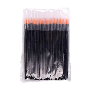 Wegwerp Eyeliner Borstel Nylon Hoofd Eyeliner Wands Applicator Eenmalige Make-Up Borstel