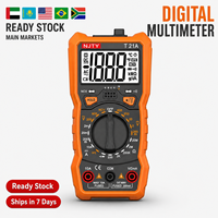NJTY T21A Multimeter Digital Profesional 2000 Counts NCV AC DC 600V Tester Kapasitansi HFE CAT II CE Teknisi Listrik