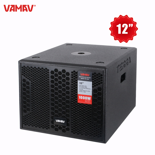 VAMAV Bocinas Speaker Stage NOVA TX 12S Professional Audio Sound Equipment Bluetooth Wooden 12 Inch Subwoofer