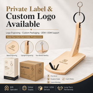 Soporte Metálico para Jamón, Jamonero, Soporte para Prosciutto para Carnicería, Logotipo Personalizado, MOQ100, Suministro de Fábrica - Product Image 5