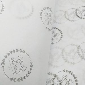 Recyclable White Colored Wrapping Tissue Paper for Clothes Custom 17gsm Packaging Tissue Paper with logo - Product Image 1