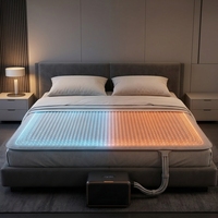 Matelas électrique double zone pliable avec refroidissement et chauffage pour un sommeil silencieux à la maison ou à l'hôtel
