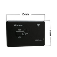 Lector de Tarjetas Inteligentes RFID de Escritorio GSC ISO 14443A, Lector de Tarjetas con Chip IC HF NFC de 13.56Mhz para Control de Acceso, Material ABS, Venta al Por Mayor