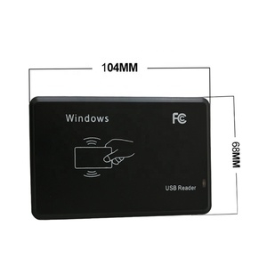 เครื่องอ่านบัตรสมาร์ทการ์ด RFID แบบตั้งโต๊ะ GSC ISO 14443A สำหรับขายส่ง พร้อมพอร์ต USB ความถี่ 13.56Mhz สำหรับควบคุมการเข้าออก รองรับชิป IC HF NFC วัสดุ ABS - Product Image 6