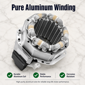 มอเตอร์พัดลมตั้งโต๊ะ <span class=keywords><strong>7118</strong></span> 7120 AC 220V 50W 1200rpm ลวดอลูมิเนียม อะไหล่พัดลมทนทาน โรงงานผลิตโดยตรง - Product Image 2