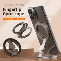 Support de téléphone portable magnétique pliable multi-angle en métal, idéal pour tableau de bord et bureau – Meilleure vente