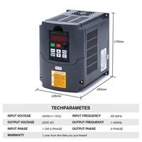 Kit Motor Spindle Berpendingin Udara Persegi 24000RPM ER11 1.5kW dengan Inverter VFD 110V/220V untuk Mesin Pengukir dan Pemotong CNC.