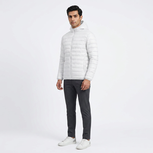 High Quality Puffer Jacket Men Winter <b>Coat</b> Stand Breathable Quick Dry Customizable Zipper <b>Bubble</b> Design Reversible Canvas High - Product Image 1