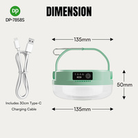 Haut-parleur sans fil haute puissance 8000mAh 80W, lampe RGB colorée, charge rapide Type C, batterie détachable, lumière d'urgence LED portable