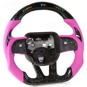 Volantes Deportivos Inteligentes Personalizados de Fibra de Carbono con Luces LED en Color Cuerno de Diablo - Product Image 2