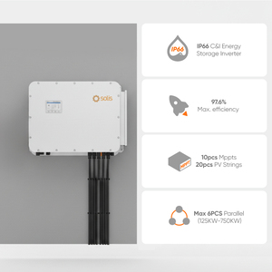 <span class=keywords><strong>Solis</strong></span> Hybrid Solar Power Inverter 80Kw <span class=keywords><strong>100Kw</strong></span> 125Kw Trifásico Inversores de almacenamiento de energía de alto voltaje para uso comercial - Product Image 4