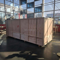 Laveuse industrielle automatique de caisses et de bacs en plastique de type tunnel, machine de lavage haute pression en SUS304 pour usine alimentaire