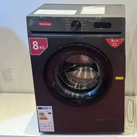 AFRAIC STAR Front-Loading Fully Automatic Stainless Steel Electric Single All-In-One Washer/Dryer 8kg Capacity Smart Child Lock