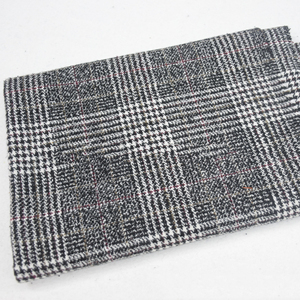 <span class=keywords><strong>Tissu</strong></span> en <span class=keywords><strong>laine</strong></span> Tweed à carreaux de couleur marron <span class=keywords><strong>et</strong></span> noir, 100 Tweed <span class=keywords><strong>pour</strong></span> jupe - Product Image 4
