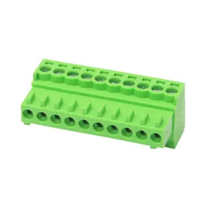 2.54mm pitch plug-in/pluggable terminal block connector