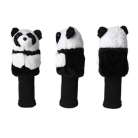 Vente en gros d'accessoires de golf OEM Couvre-chef de golf Couvre-chef de pilote d'animal de dessin animé mignon et drôle Couvre-chef de poupée en peluche de golf