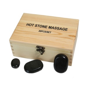 Juego de piedras calientes de 30 piezas para masaje de spa en casa Bianstone rocas relajantes para calentar productos de masaje con piedras calientes - Product Image 3