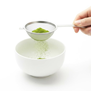 WELAND WELAND Double Layer 60 Mesh Matcha Sifter Stainless Steel Fine Mesh <strong>Tea</strong> <strong>Sieve</strong> with Retro Hammer Texture Design Handle - Product Image 3