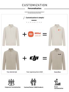 <span class=keywords><strong>Sudadera</strong></span> Unisex Personalizable, Cálida y Transpirable, Chaqueta de Forro Polar para Otoño, Cuello Alto, Gruesa, de Doble Cara, con Pelo de Conejo - Product Image 4