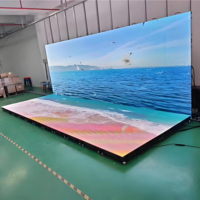 Panneaux de sol de danse interactifs LED imperméables et résistants à l'humidité, location de scène, affichage, écran de carrelage de sol LED P3.91 P4.81 P5.2