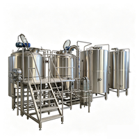 Système de brassage compact et efficace de qualité supérieure 300L 2V pour brasserie électrique à vendre