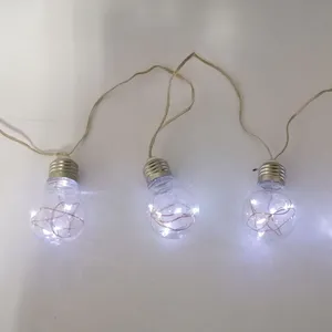 Luces Led Navidad Vintage Edison Bulb Cppper wire Micro Dot Led Bulb Lights Christmas Party Garden Garland Led