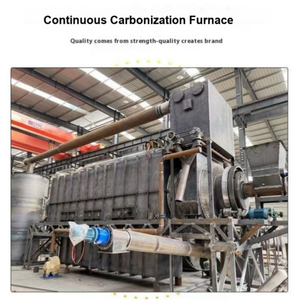 Horno de Carbonización Horizontal Totalmente Automático de 24 Horas, Máquina de Producción de Carbón Ecológica y de Ahorro de Energía - Product Image 2