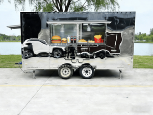 Remolque de Comida Pequeño Comercial ACB con Construcción de Fibra de Vidrio y Aluminio, Equipo Móvil para Venta al Aire Libre - Product Image 4