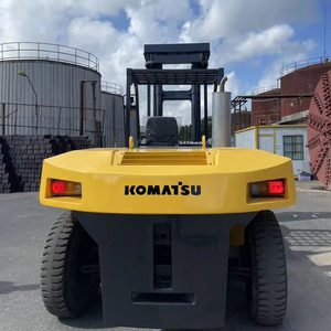 Chariot élévateur diesel d'occasion de 15 tonnes, de haute qualité, avec moteur japonais importé d'origine, Komatsu TCM HELI, contrepoids, d'occasion - Product Image 1