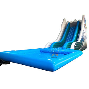 Large Outdoor <strong>Inflatable</strong> Water Slide With <strong>Swimming</strong> Pool For Children And Adults PVC Material Commercial Use <strong>Inflatable</strong> Slide - Product Image 2