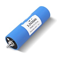 Batterie cylindrique LiFePO4 C40 40135 C30 33140 3.2V 15AH 20AH, pack d'énergie domestique 20Ah, application solaire, anode LFP