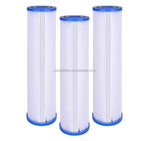 Yunda nhà sản xuất 10 inch Polyester xếp li trầm tích nước lọc Cartridge cho toàn bộ hệ thống nhà - Product Image 3
