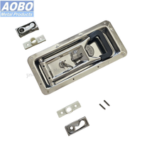 Serrure de conteneur encastrée 16mm barre ronde en acier inoxydable au carbone chaîne du froid logistique serrures de porte de camion