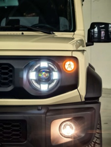 Phares LED <span class=keywords><strong>Suzuki</strong></span> <span class=keywords><strong>Jimny</strong></span> JB64 JB74 2019-2026, <span class=keywords><strong>Angel</strong></span> Eye 4 yeux, 6 yeux carrés, DRL, projecteur - Product Image 6
