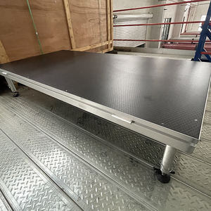 Plateforme de scène modulaire portable robuste 1 x <span class=keywords><strong>2</strong></span> en aluminium, <span class=keywords><strong>podium</strong></span> pour événements - Product Image 2