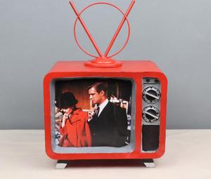 โทรทัศน์จำลองโบราณทำมือ ของตกแต่งบ้าน รุ่นฟูเอล บรูเวอร์ส - Product Image 1