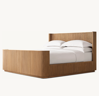 Nouvelle arrivée Ensemble de chambre à coucher de luxe américain mobilier cadre de lit King Size