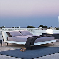 Cama Matrimonial de Diseño Moderno en Red Viento 1,8 M Cama Doble