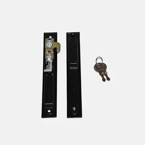 Zinc Double Side Sliding Door Lock With Iron Key Sliding Windows Lock Sliding Glass Door Latch Lock