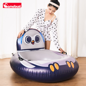 เก้าอี้ลอยน้ำเป่าลมรูปนกฮูก Samebust สำหรับเด็ก ของเล่นปาร์ตี้สระว่ายน้ำ ทำจากวัสดุ PVC - Product Image 1