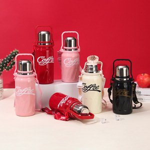Stainless Steel Insulated Water Bottle 316L Thermal Coffee Travel Mug Portable Outdoor Hiking Sports Cup - Product Image 1
