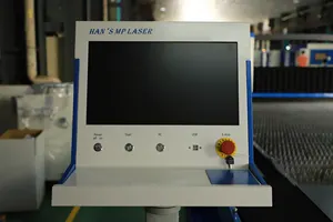 Máquina cortadora de placa de latón, enrutador láser de fibra de alta calidad, Han