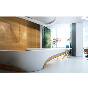 Wiselink-mesa de mostrador de recepción, escritorio de oficina moderno de último diseño, salón de belleza personalizado - Product Image 4