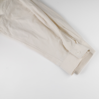 Chemises à manches longues pour hommes, 100% coton, rayures fines personnalisées, coupe droite, de haute qualité