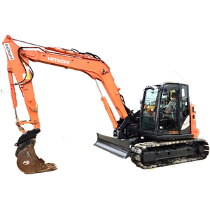 Excavatrice Hitachi ZX85 d'occasion de haute qualité, 9 tonnes, sur chenilles, importée du Japon, fiable et économique, avec brise-roche, certifiée CE - Product Image 1