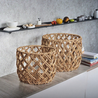Panier de rangement rectangulaire pliable en métal écologique multifonctionnel avec poignée de couleur personnalisée pour la décoration de la maison