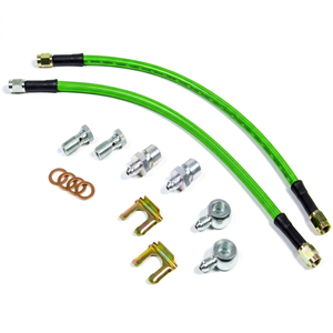 Extensión Universal para Soporte de 14 Pulgadas, Línea de Freno Hidráulico Delantero para Motocicleta, de Acero Inoxidable Trenzado, Aprobada por DOT, Fácil Instalación - Product Image 1