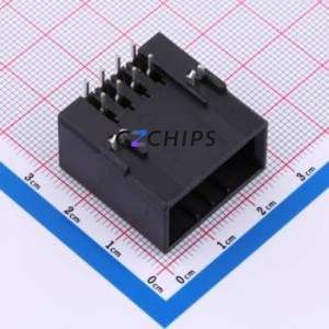 DL3810-8AW Automotive Connector Bent Lead Through Hole,P=3.81mm Connector Automotive Connector Socket 8P 3.81mm 2 - Product Image 1